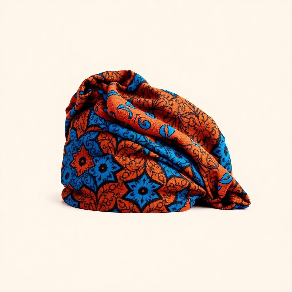 Gele Ankara em Laranja e Azul